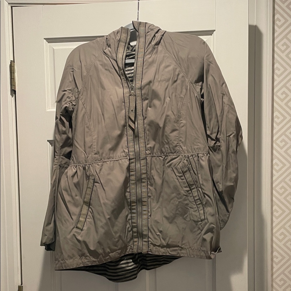lululemon athletica Gray Hooded Jacket